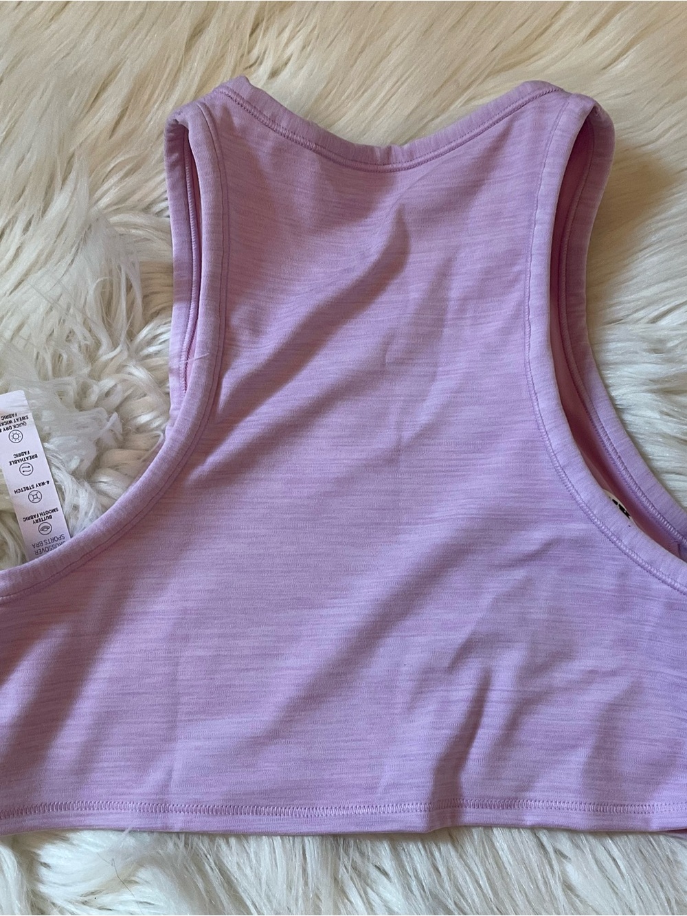 PINK Victoria’s Secret Relay High Neck Crossover Sports Bra - NWT - Medium - Picture 6 of 11